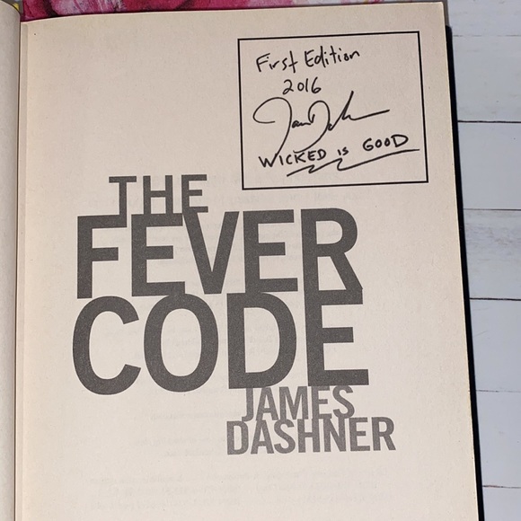 Maze Runner Prequel #2 The Fever Code by James Dashner (hardcover Signed) 1st Ed - Picture 5 of 6